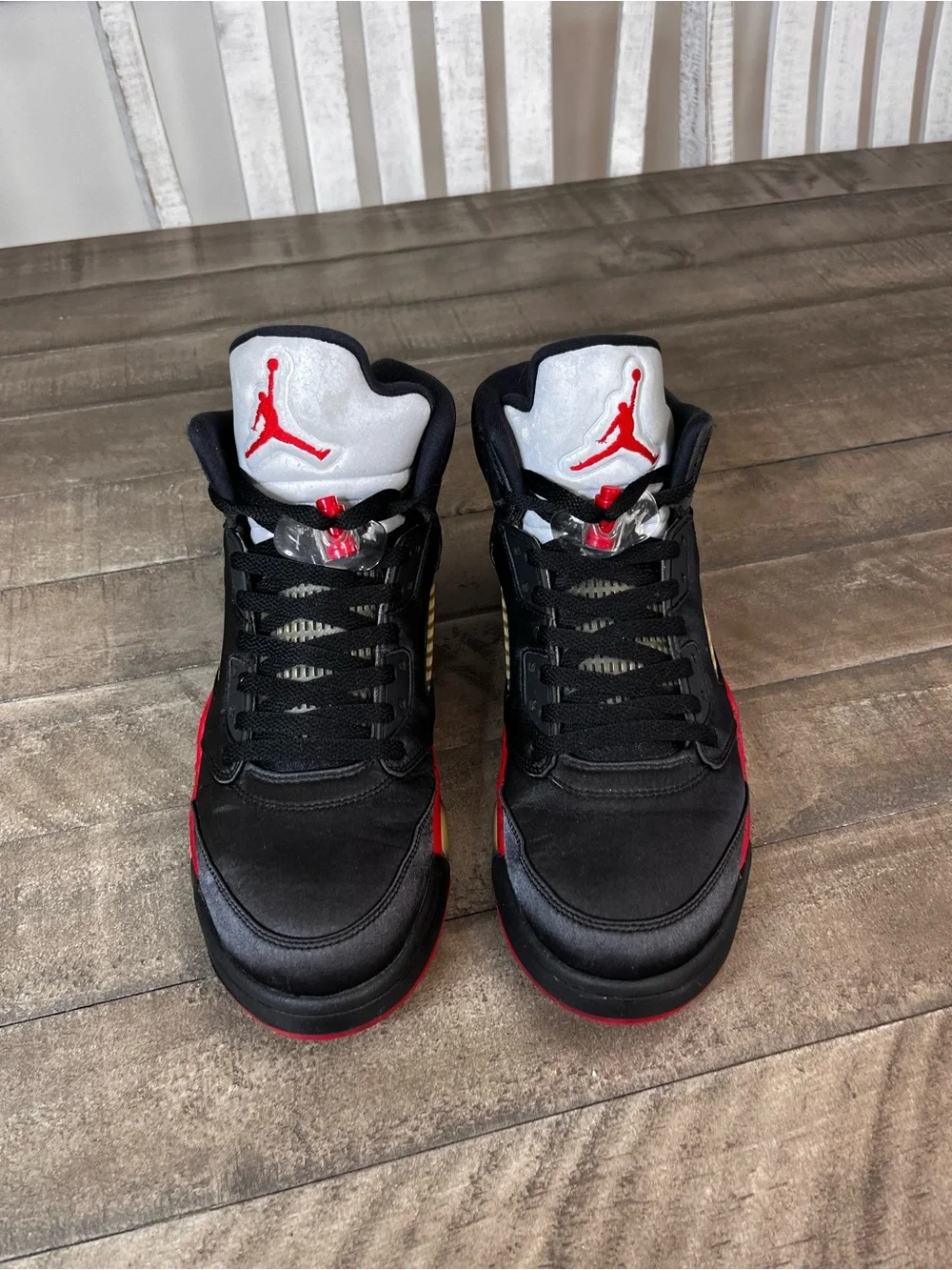 Nike Air Jordan 5 Retro Satin Bred Men's Sneakers Shoes Size 11